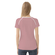 Load image into Gallery viewer, Ti Amo I love you - Exclusive Brand - Oriental Pink - White Daisy - Women&#39;s T shirt
