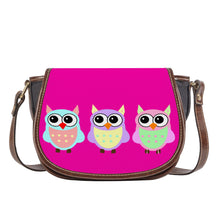 Load image into Gallery viewer, Ti Amo I love you - Exclusive Brand - Hollywood Cerise -  Saddle Bag
