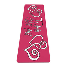 Load image into Gallery viewer, Ti Amo I love you - Exclusive Brand - Cerise Red 2 - Yoga Mat
