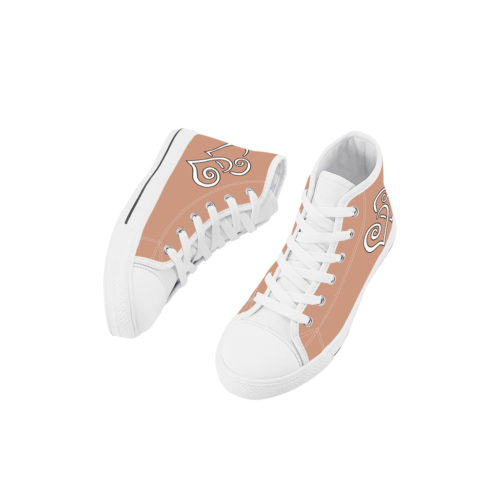 Ti Amo I love you - Exclusive Brand - Feldspar - Kids High Top Canvas Shoes