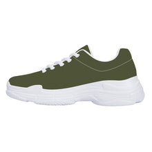 Load image into Gallery viewer, Ti Amo I love you - Exclusive Brand - Riffle Green - Angry Fish - Chunky Sneakers - White Soles
