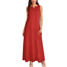 Load image into Gallery viewer, Ti Amo I love you - Exclusive Brand - Fire Brick - Long Dress - Sizes S-5XL
