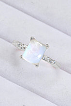 Load image into Gallery viewer, Square Moonstone Ring
