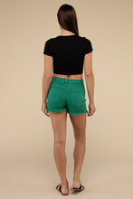 Load image into Gallery viewer, Acid Washed Frayed Cutoff Hem Shorts
