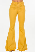 Load image into Gallery viewer, Bell Bottoms in Mustard- Inseam 32
