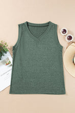 Load image into Gallery viewer, V-Neck Wide Strap Tank
