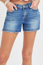 Load image into Gallery viewer, RISEN Low Rise Slit Denim Shorts
