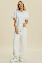 Load image into Gallery viewer, Double Take Full Size Pearl Detail Round Neck Top and Pants Set
