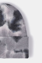 Load image into Gallery viewer, Tie-Dye Cuffed Rib-Knit Beanie Hat
