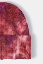 Load image into Gallery viewer, Tie-Dye Cuffed Rib-Knit Beanie Hat
