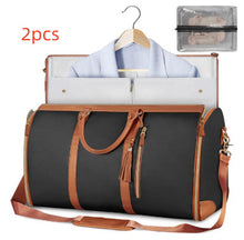 Load image into Gallery viewer, Womens Large Capacity Travel Duffle Bag  Folding Suit Bag Waterproof Clothes Handbag Totes
