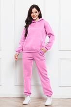 Load image into Gallery viewer, Drop Shoulder Long Sleeve Hoodie and Pants Set
