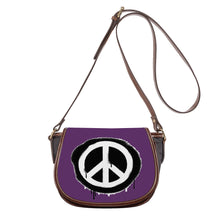 Load image into Gallery viewer, Ti Amo I love you - Exclusive Brand - Bossanova 2 - Peace Sign - Saddle Bag
