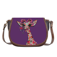 Load image into Gallery viewer, Ti Amo I love you - Exclusive Brand - Bossanova 2 - Giraffe- Saddle Bag
