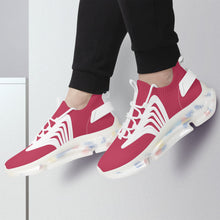 Load image into Gallery viewer, Ti Amo I love you - Exclusive Brand - Viva Magenta - Mens / Womens - Air Max React Sneakers - White Soles
