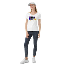 Load image into Gallery viewer, Ti Amo I love you - Exclusive Brand - Floral Skelton - Women&#39;s T shirt
