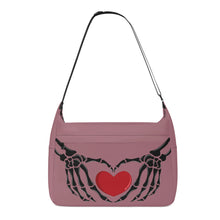 Load image into Gallery viewer, Ti Amo I love you - Exclusive Brand - Coral Tree - Skeleton Heart Hands  -  Journey Computer Shoulder Bag
