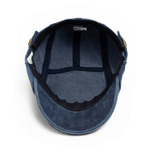Load image into Gallery viewer, Retro Washed Beret Denim Hat
