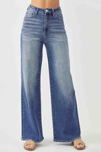 Load image into Gallery viewer, Risen Plus Size High Rise Wide Leg Jeans
