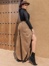 Load image into Gallery viewer, Plus Size Slit Wide Leg Pants
