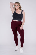 Load image into Gallery viewer, Plus Premium Cotton Full Length Leggings
