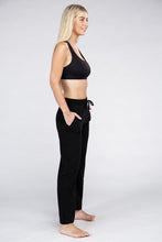 Load image into Gallery viewer, Lounge Wide Pants with Drawstrings

