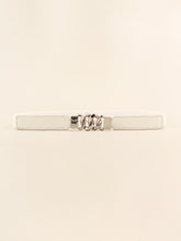 Load image into Gallery viewer, Zinc Alloy Buckle Elastic PU Belt
