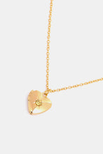 Load image into Gallery viewer, Zircon Heart Shape 14K Gold-Plated Pendant Necklace
