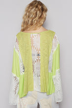 Load image into Gallery viewer, POL Lace Detail V-Neck Flare Sleeve Blouse
