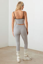 Load image into Gallery viewer, Le Lis Ribbed Crop Cami and High Waist Brushed Leggings Set
