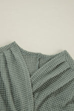 Load image into Gallery viewer, Laurel Green Waffle Knit Open Front Cardigan
