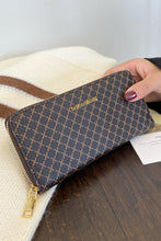 Load image into Gallery viewer, PU Leather Plaid Wallet
