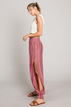 Load image into Gallery viewer, Cotton Bleu by Nu Label Striped Smocked Cover Up Pants
