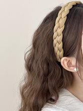 Load image into Gallery viewer, Polyester Braided Wide Headband
