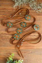 Load image into Gallery viewer, Chestnut Western Turquoise Decor Layered String Tassel Belt
