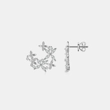 Load image into Gallery viewer, 925 Sterling Silver Moissanite Lucky Clover Earrings
