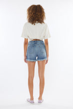 Load image into Gallery viewer, Kancan High Rise Frayed Hem Denim Shorts
