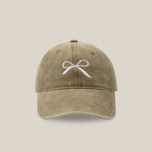 Load image into Gallery viewer, Bow Embroidered Adjustable Cap
