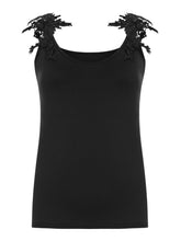 Load image into Gallery viewer, Full Size Lace Detail Scoop Neck Tank
