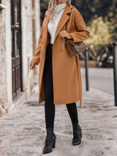 Load image into Gallery viewer, Perfee Dropped Shoulder Tie Waist Coat
