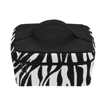 Load image into Gallery viewer, Ti Amo I love you  - Exclusive Brand  - Black &amp; White - Zebra - Cosmetic Bag (Large)
