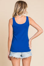 Load image into Gallery viewer, Culture Code Full Size Ribbed Scoop Neck Tank
