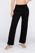 Load image into Gallery viewer, Lounge Wide Pants with Drawstrings
