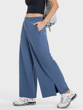 Load image into Gallery viewer, Slit Wide Leg Active Pants
