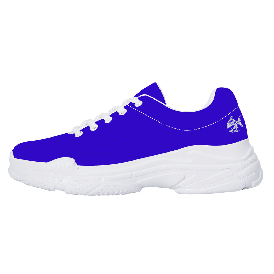 Ti Amo I love you - Exclusive Brand - Violet Blue - Angry Fish - Chunky Sneakers - White Soles