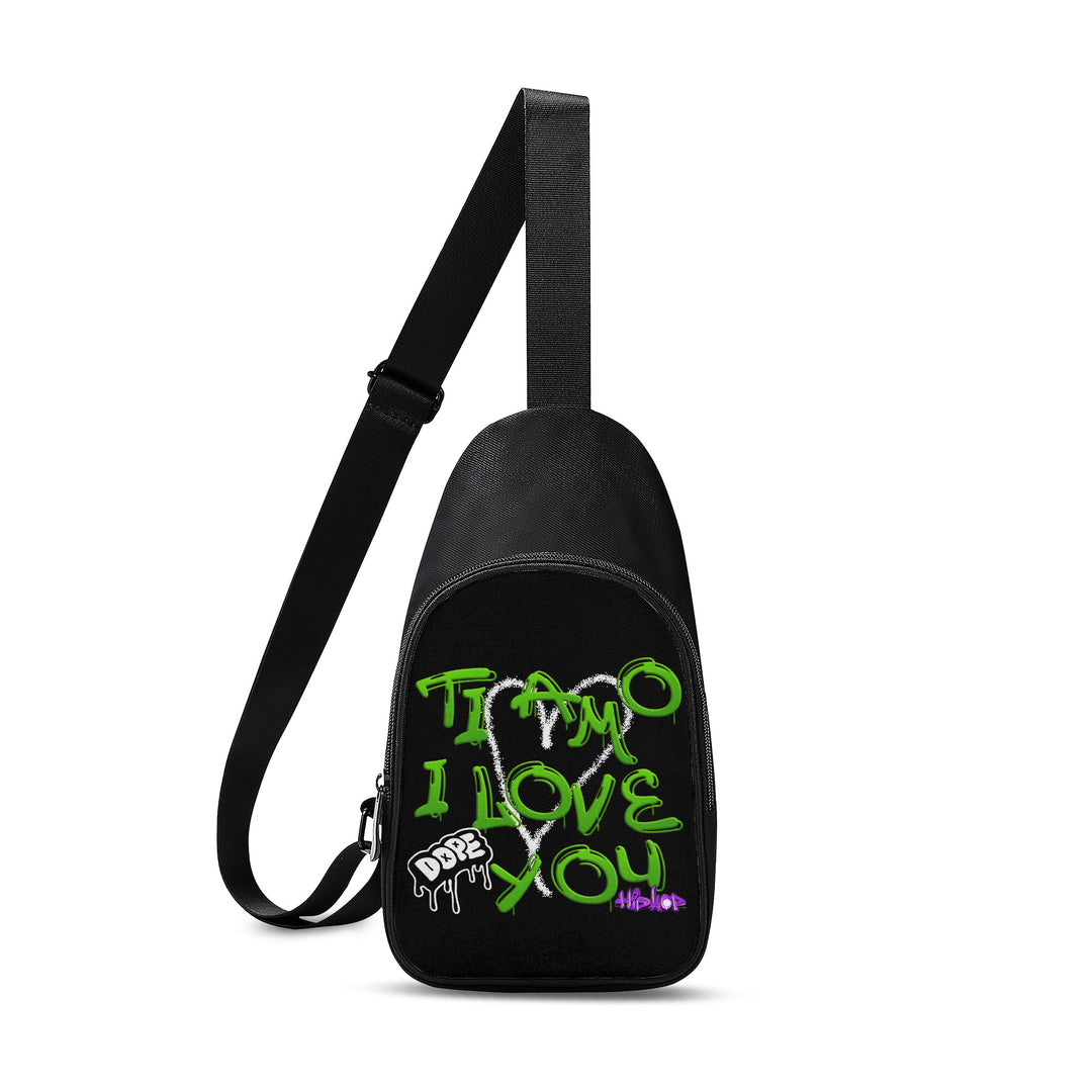 Ti Amo I love you - Exclusive Brand - Hip Hop Logo - Chest Bag