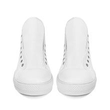 Load image into Gallery viewer, Ti Amo I love you - Exclusive Brand - White - Mama Skeleton - CREEP IT REAL - High-Top Canvas Shoes - White Soles
