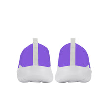 Load image into Gallery viewer, Ti Amo I love you - Exclusive Brand - Heliotrope 3 - Double White Heart - Women&#39;s Casual Slip On Shoe
