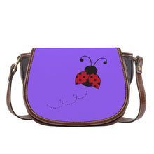 Load image into Gallery viewer, Ti Amo I love you - Exclusive Brand - Heliotrope 3 - Ladybug - Saddle Bag
