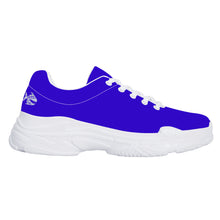 Load image into Gallery viewer, Ti Amo I love you - Exclusive Brand - Violet Blue - Angry Fish - Chunky Sneakers - White Soles
